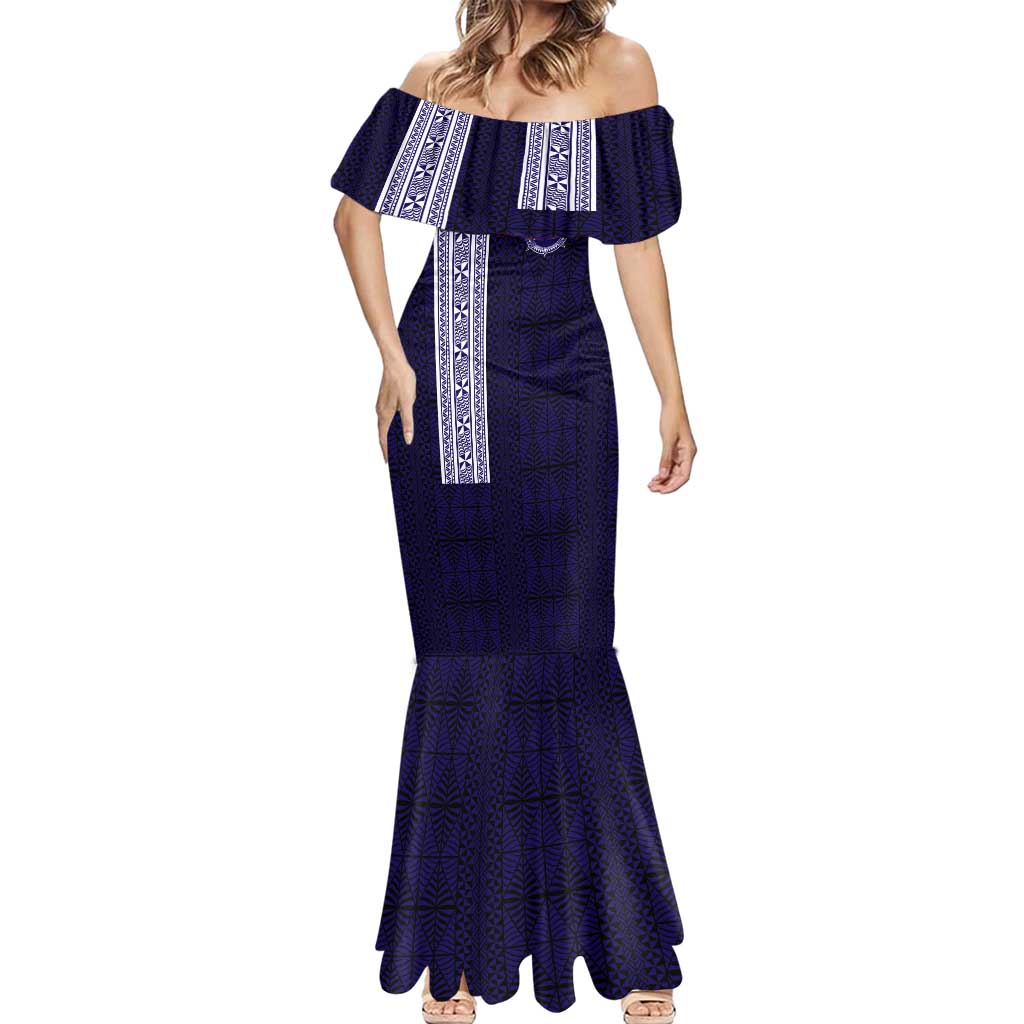 Tonga Queen Salote College 100 years Mermaid Dress QSC 1926-2026 Tongan Pattern LT9 - Polynesian Pride