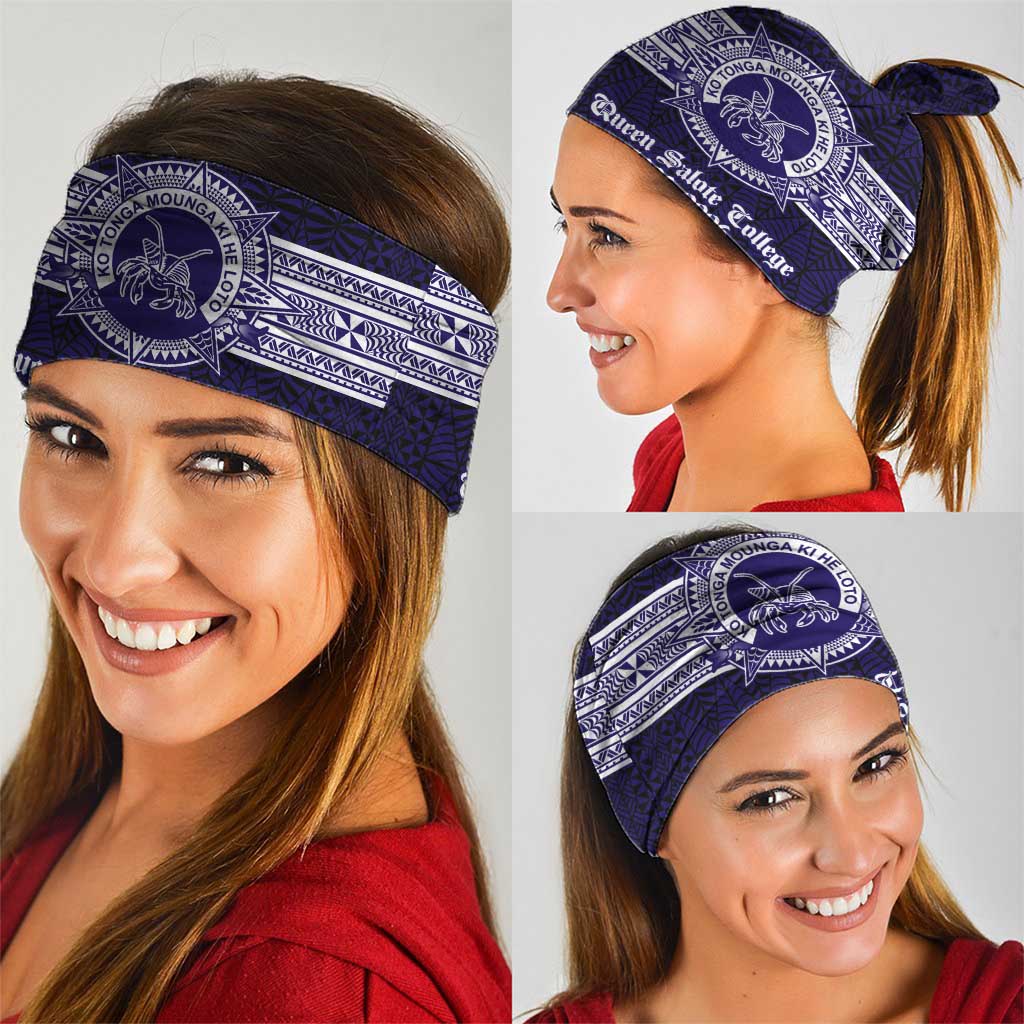 Tonga Queen Salote College 100 years Neck Gaiter QSC 1926-2026 Tongan Pattern LT9 - Polynesian Pride