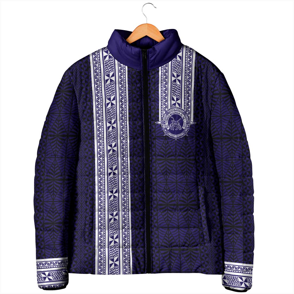 Tonga Queen Salote College 100 years Padded Jacket QSC 1926-2026 Tongan Pattern LT9 - Polynesian Pride