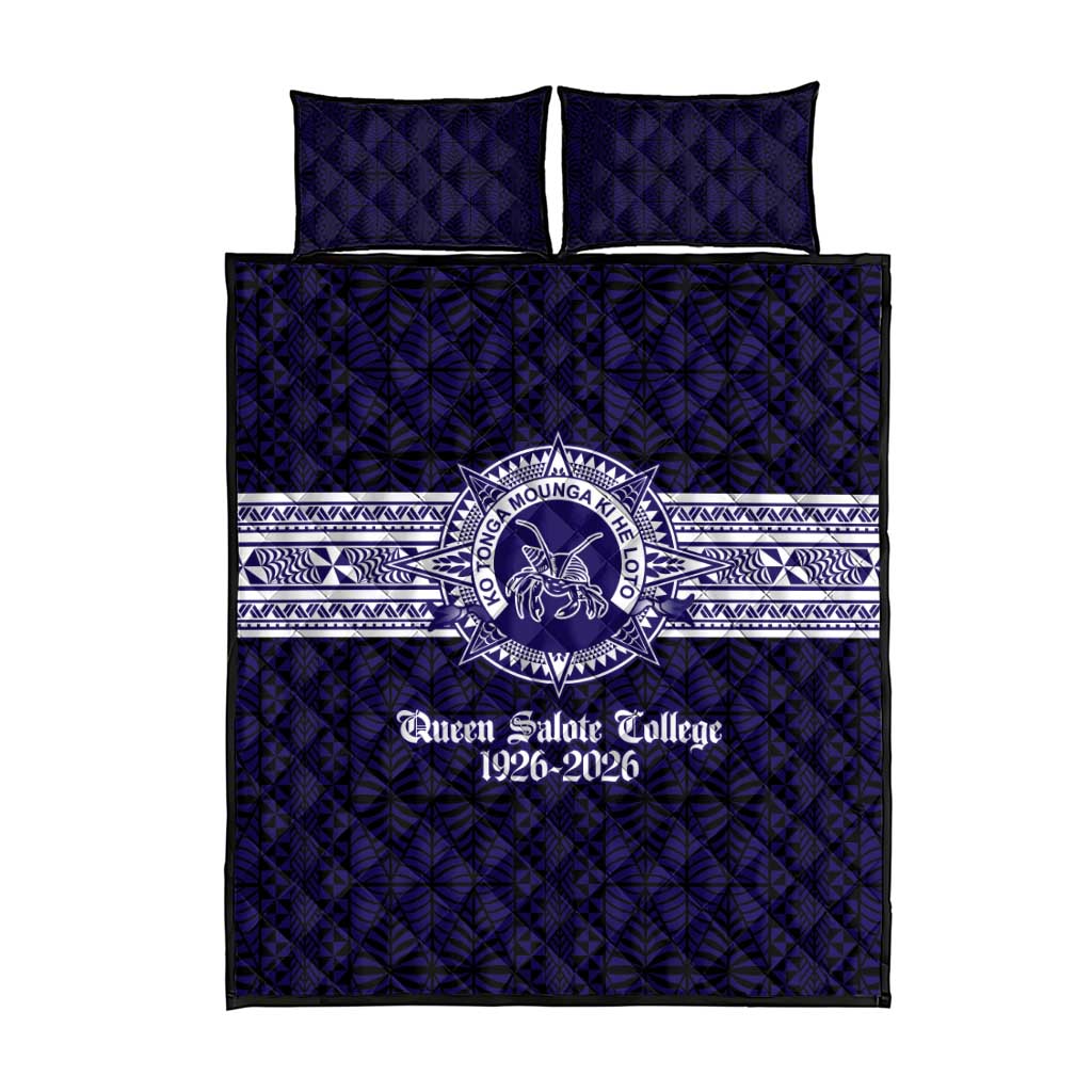 Tonga Queen Salote College 100 years Quilt Bed Set QSC 1926-2026 Tongan Pattern LT9 - Polynesian Pride