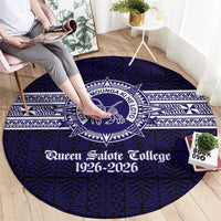 Tonga Queen Salote College 100 years Round Carpet QSC 1926-2026 Tongan Pattern LT9 - Polynesian Pride