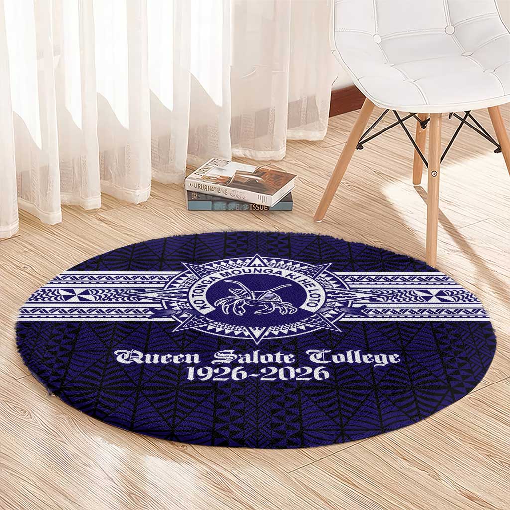 Tonga Queen Salote College 100 years Round Carpet QSC 1926-2026 Tongan Pattern LT9 - Polynesian Pride