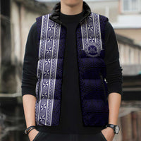 Tonga Queen Salote College 100 years Sleeveless Puffer Jacket QSC 1926-2026 Tongan Pattern LT9 - Polynesian Pride