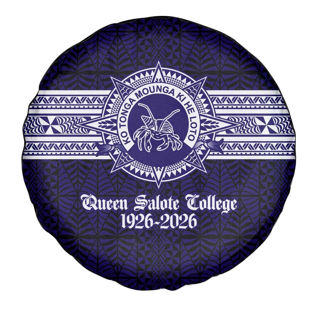 Tonga Queen Salote College 100 years Spare Tire Cover QSC 1926-2026 Tongan Pattern LT9 - Polynesian Pride