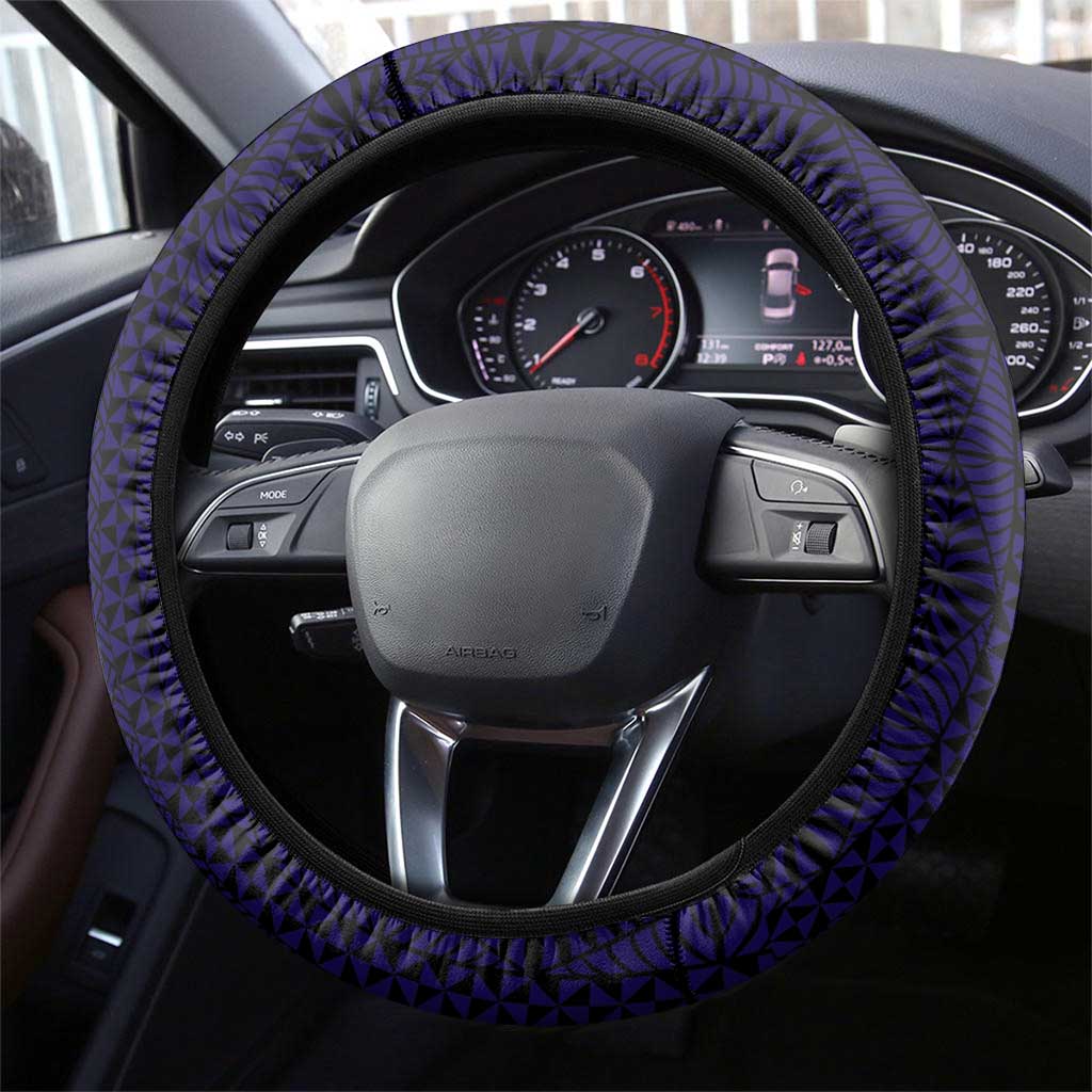 Tonga Queen Salote College 100 years Steering Wheel Cover QSC 1926-2026 Tongan Pattern LT9 - Polynesian Pride