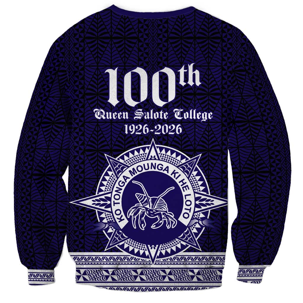 Tonga Queen Salote College 100 years Sweatshirt QSC 1926-2026 Tongan Pattern LT9 - Polynesian Pride