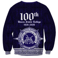 Tonga Queen Salote College 100 years Sweatshirt QSC 1926-2026 Tongan Pattern LT9 - Polynesian Pride