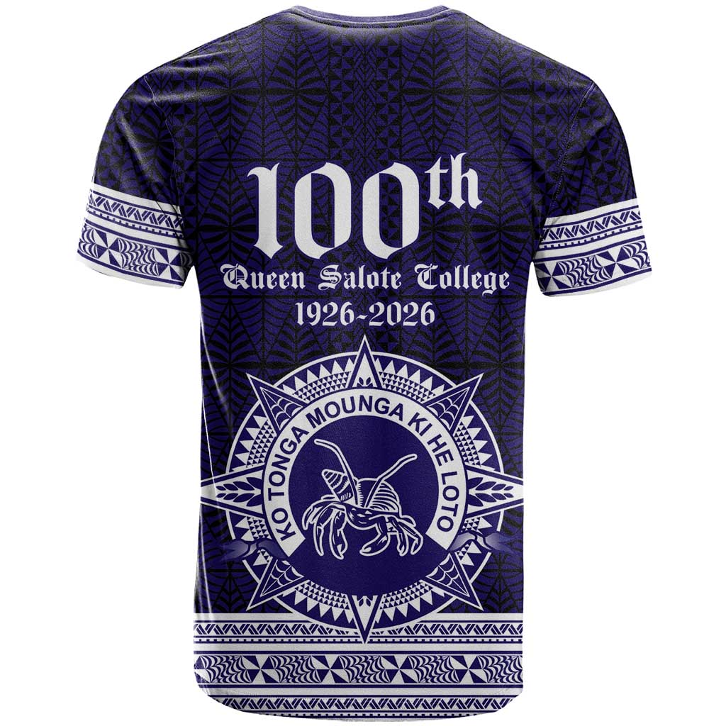 Tonga Queen Salote College 100 years T Shirt QSC 1926-2026 Tongan Pattern LT9 - Polynesian Pride