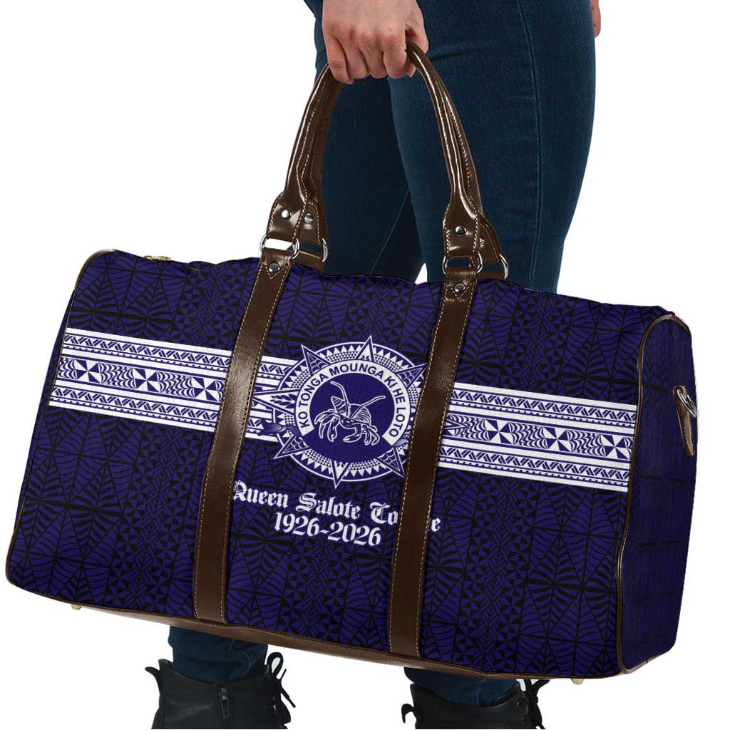 Tonga Queen Salote College 100 years Travel Bag QSC 1926-2026 Tongan Pattern