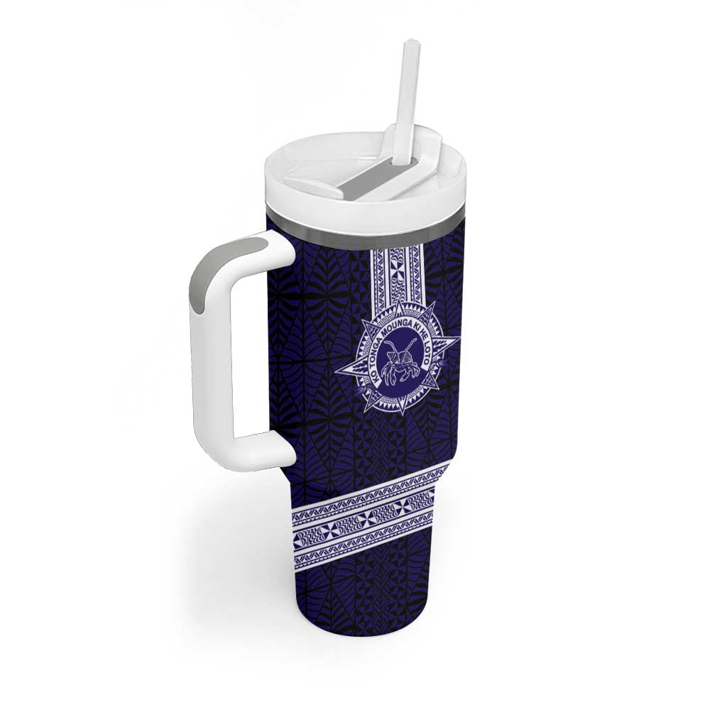 Tonga Queen Salote College 100 years Tumbler With Handle QSC 1926-2026 Tongan Pattern