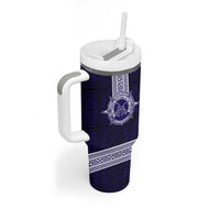 Tonga Queen Salote College 100 years Tumbler With Handle QSC 1926-2026 Tongan Pattern