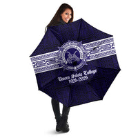 Tonga Queen Salote College 100 years Umbrella QSC 1926-2026 Tongan Pattern LT9 - Polynesian Pride