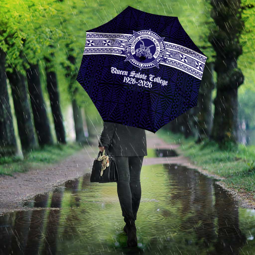 Tonga Queen Salote College 100 years Umbrella QSC 1926-2026 Tongan Pattern LT9 - Polynesian Pride