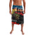 Kangaroo-Kiwi Soldier ANZAC Personalised Lavalava Golden Wattle and Pohutukawa Flowers