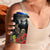 Kangaroo-Kiwi Soldier ANZAC Personalised 4 in 1 Can Cooler Tumbler Golden Wattle Poppy Flowers