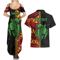 Personalised Tonga Emancipation Day Couples Matching Summer Maxi Dress and Hawaiian Shirt Puleanga Fakatui O Since 1970