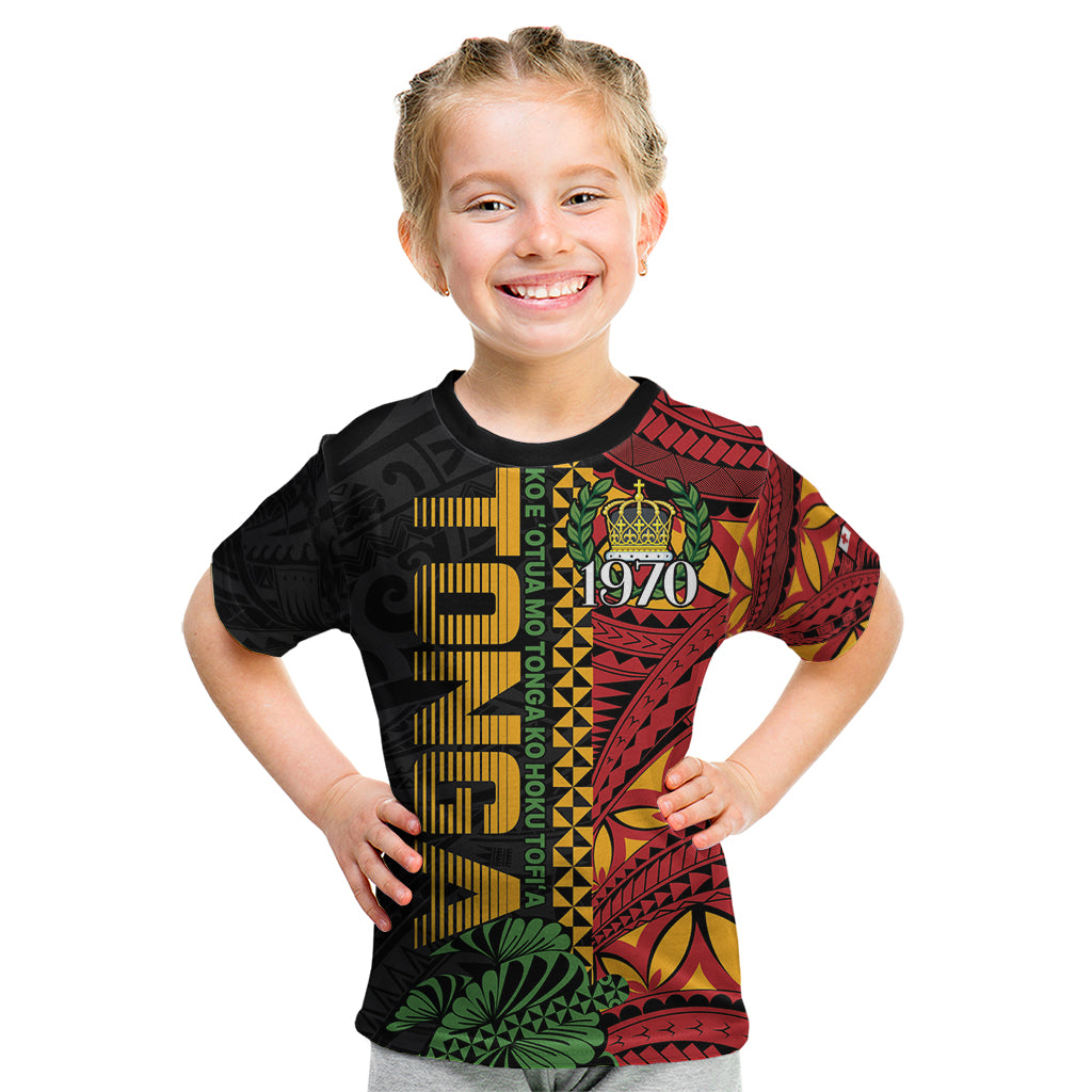 Personalised Tonga Emancipation Day Kid T Shirt Puleanga Fakatui O Since 1970