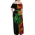 Personalised Tonga Emancipation Day Off Shoulder Maxi Dress Puleanga Fakatui O Since 1970