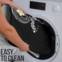 Aloha Hammerhead Shark Bathroom Set Black Hawaiian Kakau Tribal Tattoo - Polynesian Pride