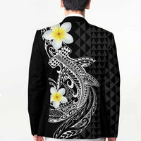 Aloha Hammerhead Shark Blazer Black Hawaiian Kakau Tribal Tattoo - Polynesian Pride