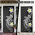 Aloha Hammerhead Shark Door Cover Black Hawaiian Kakau Tribal Tattoo - Polynesian Pride