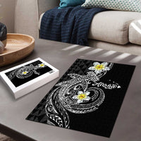 Aloha Hammerhead Shark Puzzle Black Hawaiian Kakau Tribal Tattoo - Polynesian Pride