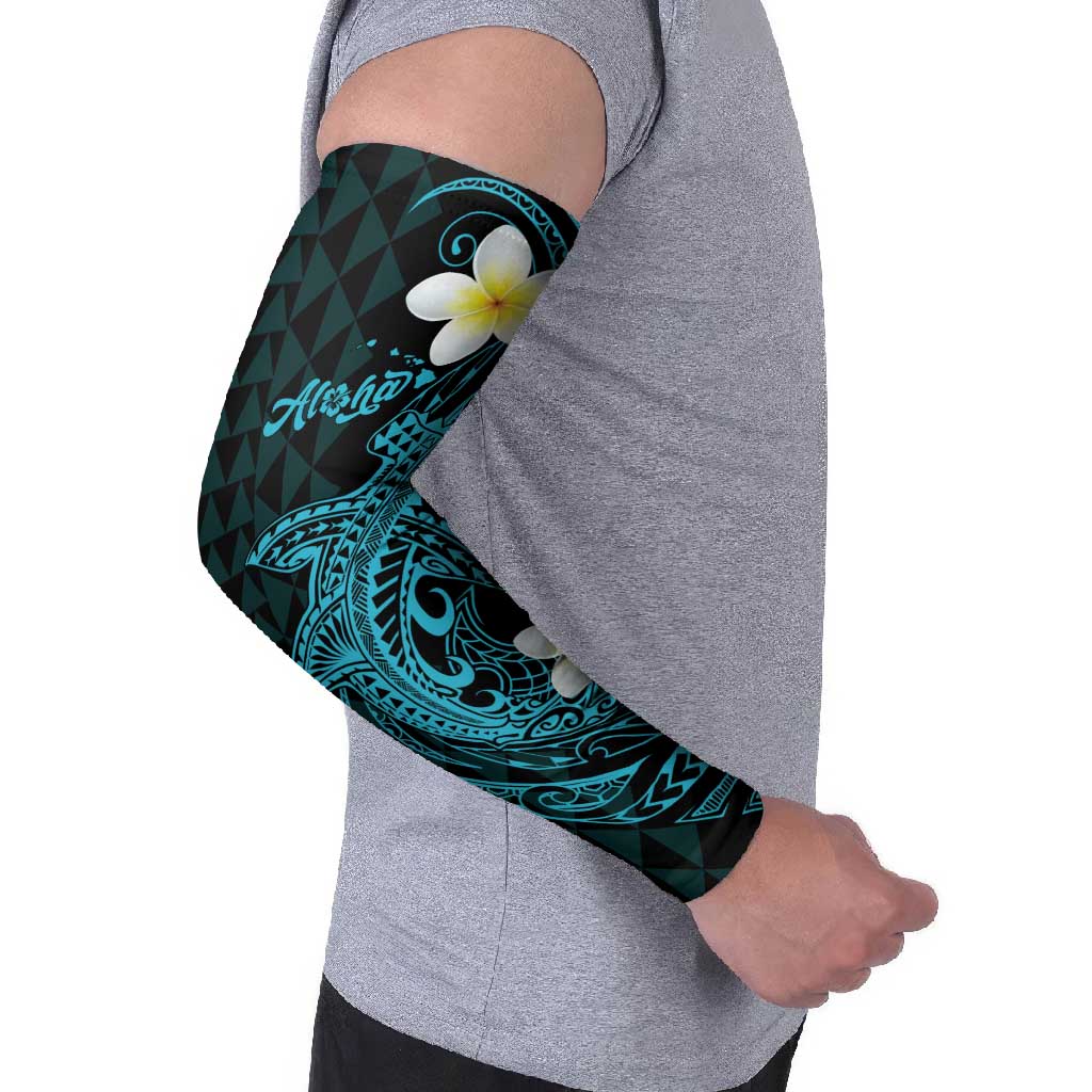 Aloha Hammerhead Shark Arm Sleeves Calypso Hawaiian Kakau Tribal Tattoo LT9 - Polynesian Pride