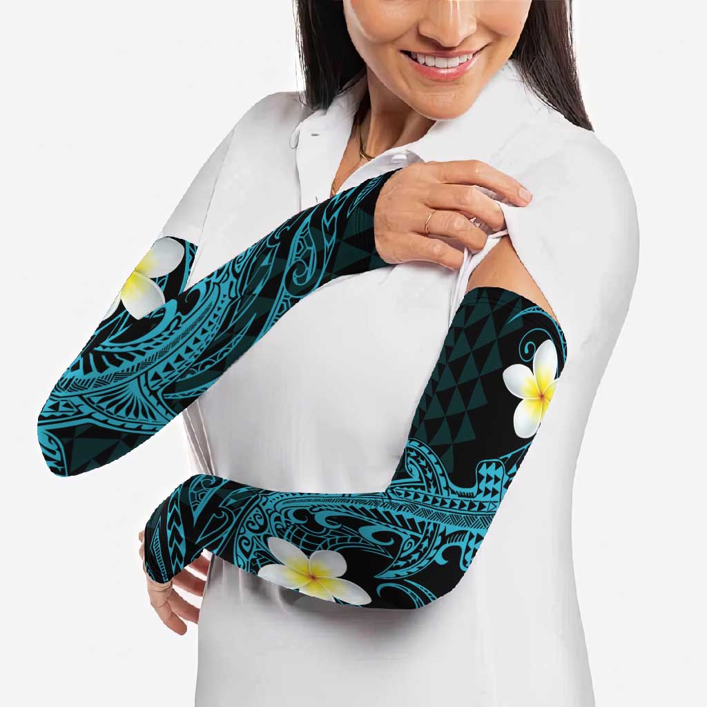 Aloha Hammerhead Shark Arm Sleeves Calypso Hawaiian Kakau Tribal Tattoo LT9 - Polynesian Pride
