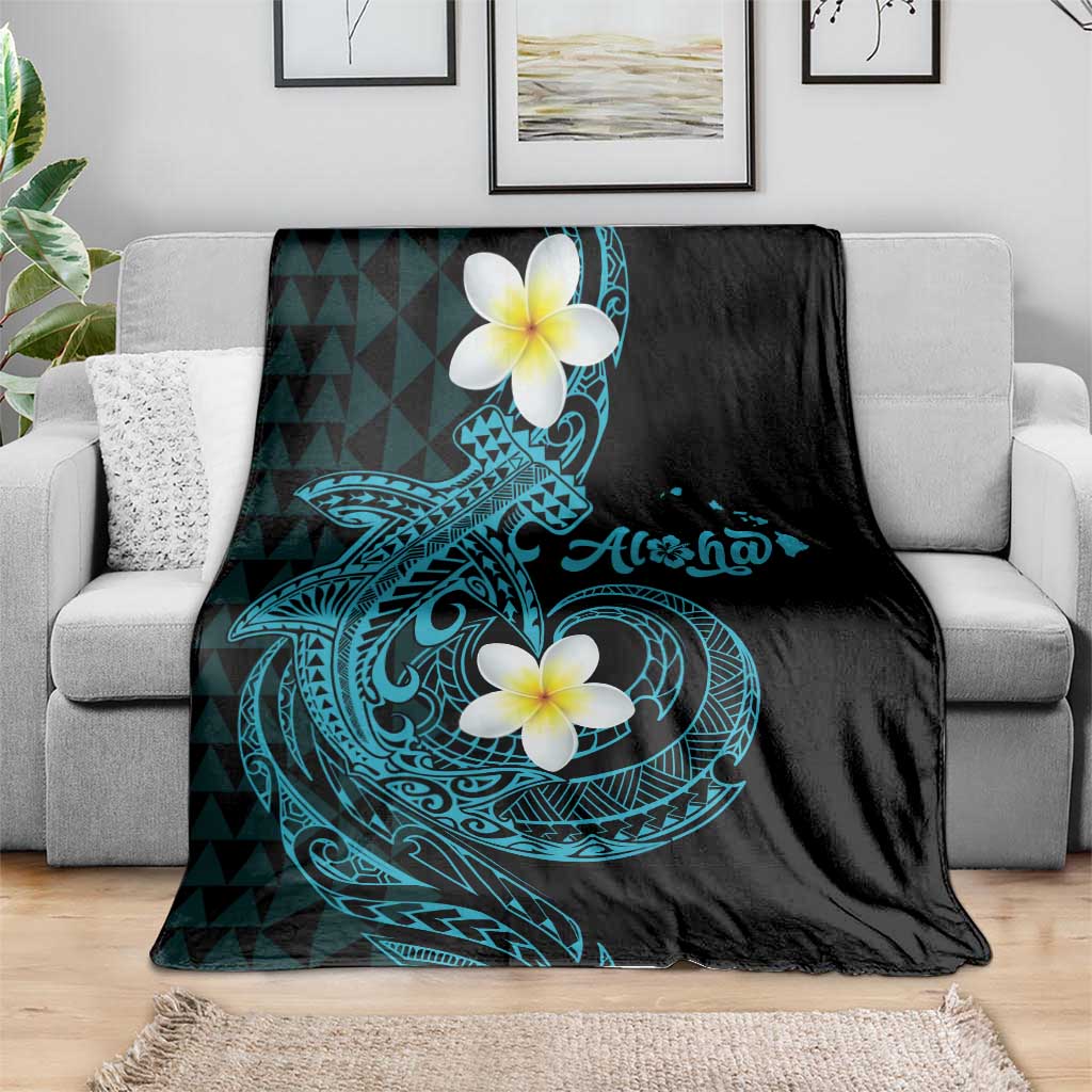 Aloha Hammerhead Shark Blanket Calypso Hawaiian Kakau Tribal Tattoo