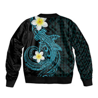 Aloha Hammerhead Shark Bomber Jacket Calypso Hawaiian Kakau Tribal Tattoo