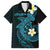 Aloha Hammerhead Shark Family Matching Summer Maxi Dress and Hawaiian Shirt Calypso Hawaiian Kakau Tribal Tattoo