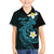 Aloha Hammerhead Shark Family Matching Summer Maxi Dress and Hawaiian Shirt Calypso Hawaiian Kakau Tribal Tattoo