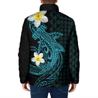 Aloha Hammerhead Shark Padded Jacket Calypso Hawaiian Kakau Tribal Tattoo LT9 - Polynesian Pride