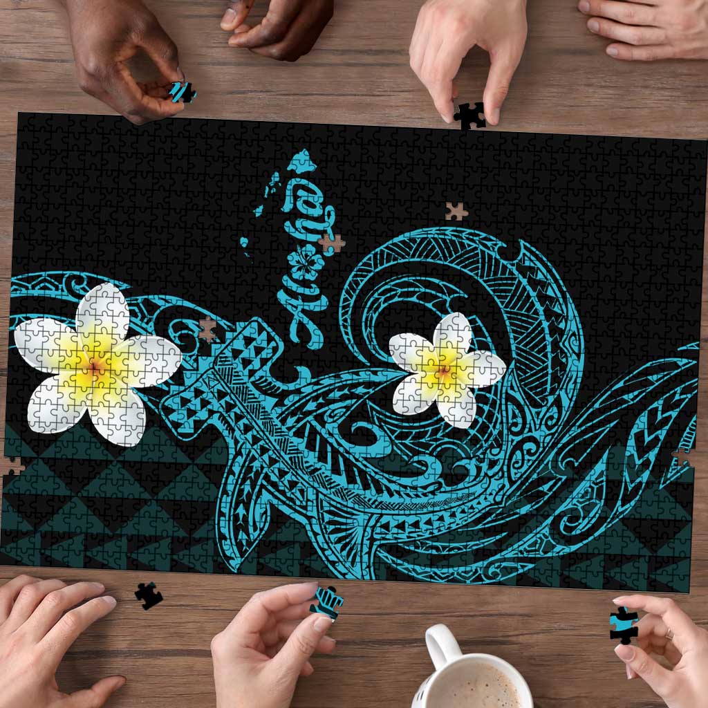 Aloha Hammerhead Shark Puzzle Calypso Hawaiian Kakau Tribal Tattoo LT9 - Polynesian Pride