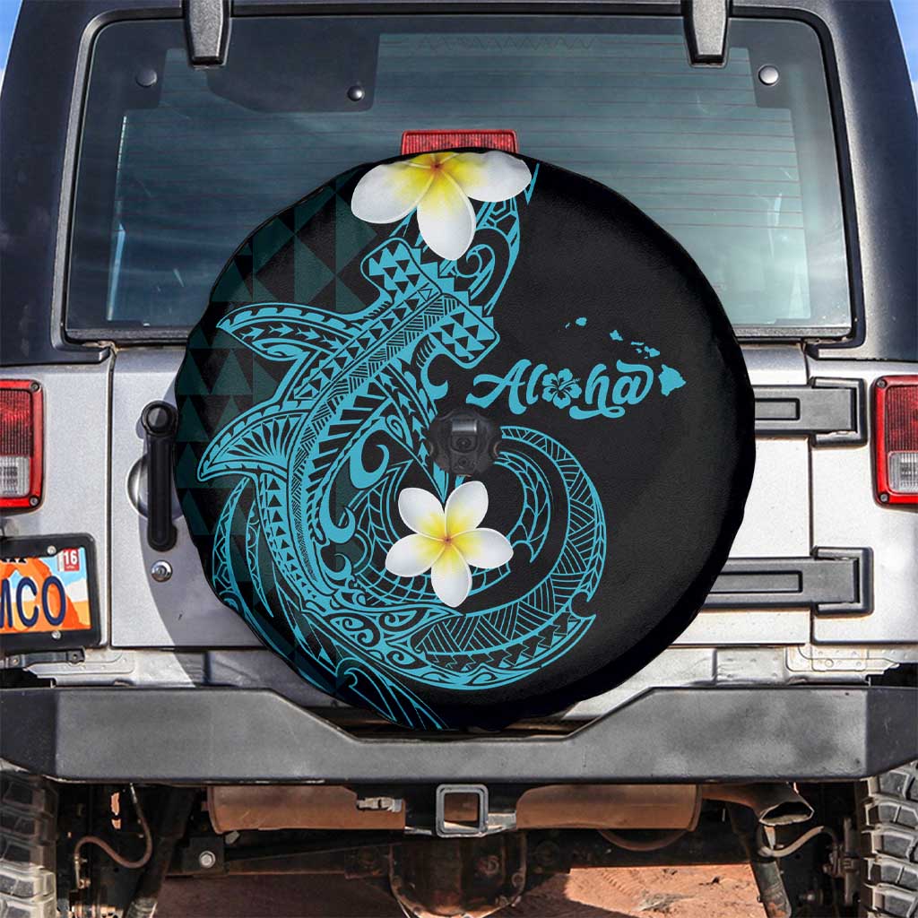 Aloha Hammerhead Shark Spare Tire Cover Calypso Hawaiian Kakau Tribal Tattoo