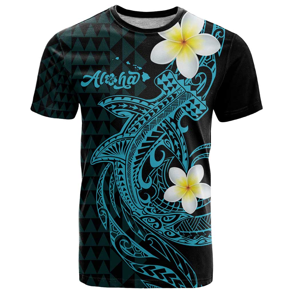 Aloha Hammerhead Shark T Shirt Calypso Hawaiian Kakau Tribal Tattoo