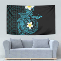 Aloha Hammerhead Shark Tapestry Calypso Hawaiian Kakau Tribal Tattoo