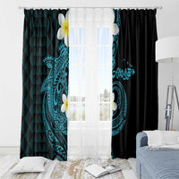 Aloha Hammerhead Shark Window Curtain Calypso Hawaiian Kakau Tribal Tattoo