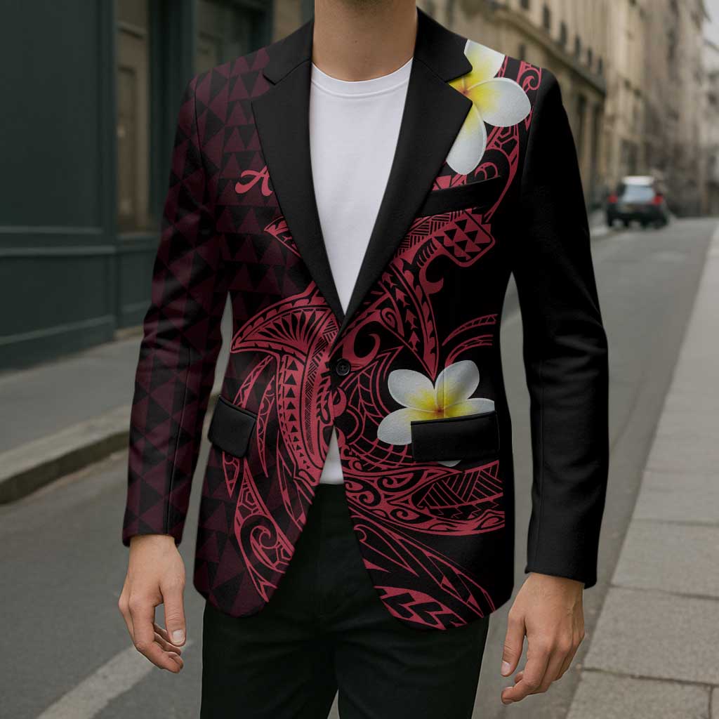 Aloha Hammerhead Shark Blazer Feverish Pink Hawaiian Kakau Tribal Tattoo - Polynesian Pride