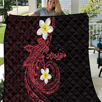 Aloha Hammerhead Shark Quilt Feverish Pink Hawaiian Kakau Tribal Tattoo