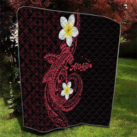 Aloha Hammerhead Shark Quilt Feverish Pink Hawaiian Kakau Tribal Tattoo