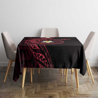 Aloha Hammerhead Shark Tablecloth Feverish Pink Hawaiian Kakau Tribal Tattoo