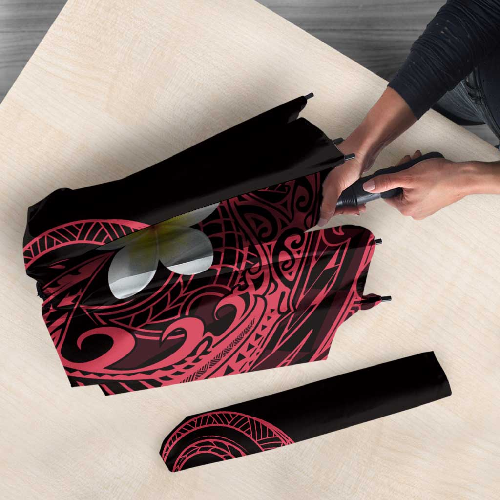 Aloha Hammerhead Shark Umbrella Feverish Pink Hawaiian Kakau Tribal Tattoo - Polynesian Pride