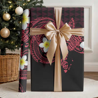 Aloha Hammerhead Shark Wrapping Paper Feverish Pink Hawaiian Kakau Tribal Tattoo - Polynesian Pride