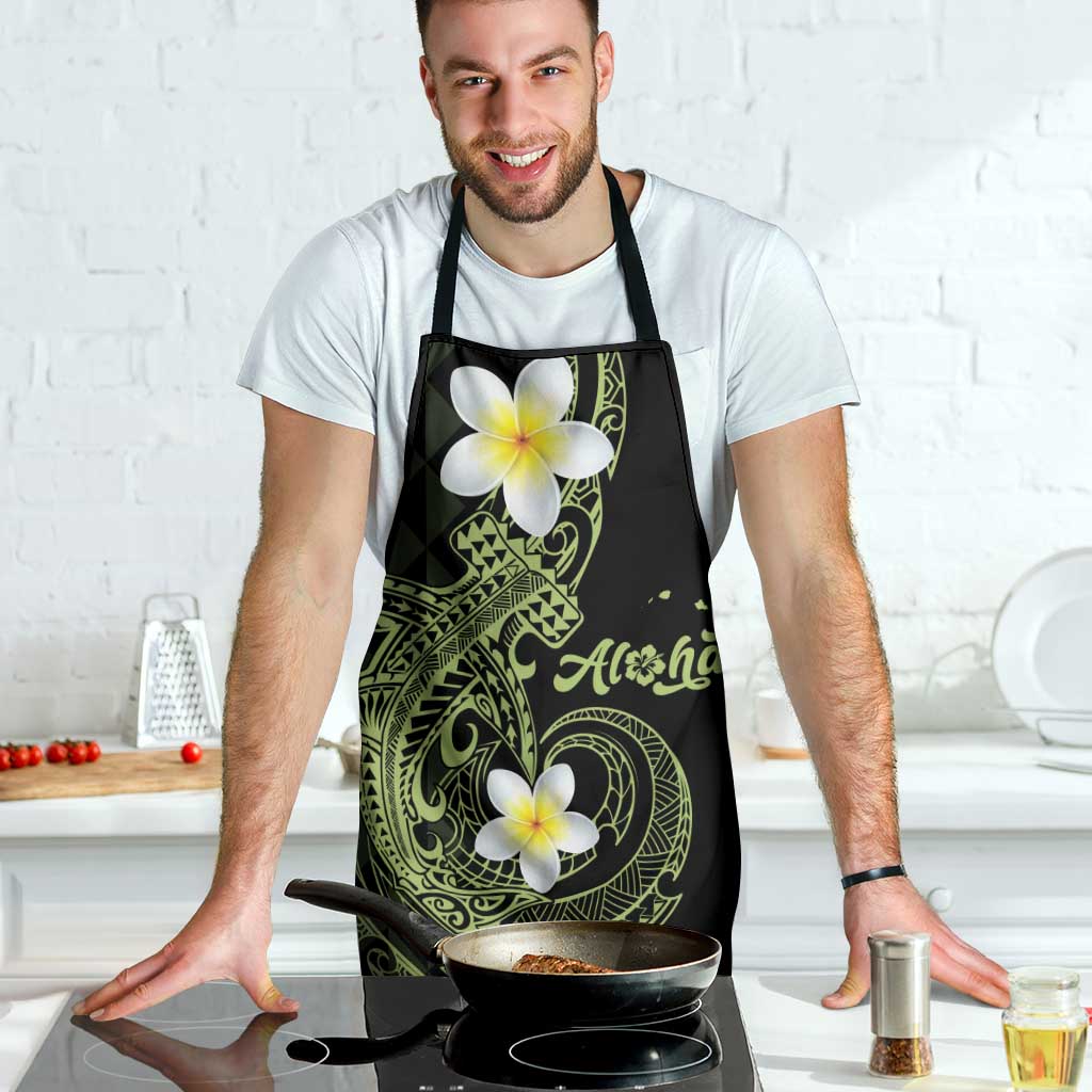 Aloha Hammerhead Shark Apron Lime Rickey Hawaiian Kakau Tribal Tattoo - Polynesian Pride