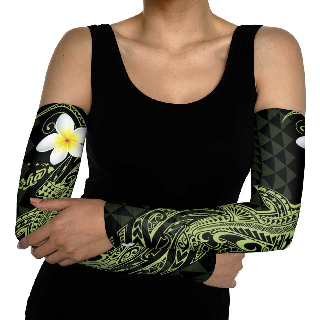 Aloha Hammerhead Shark Arm Sleeves Lime Rickey Hawaiian Kakau Tribal Tattoo - Polynesian Pride
