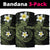 Aloha Hammerhead Shark Neck Gaiter Lime Rickey Hawaiian Kakau Tribal Tattoo - Polynesian Pride