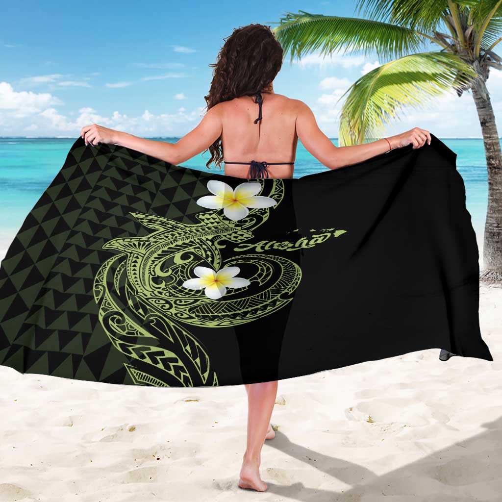 Aloha Hammerhead Shark Sarong Lime Rickey Hawaiian Kakau Tribal Tattoo