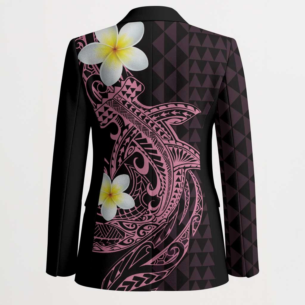 Aloha Hammerhead Shark Blazer Vivacious Pink Hawaiian Kakau Tribal Tattoo - Polynesian Pride