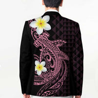Aloha Hammerhead Shark Blazer Vivacious Pink Hawaiian Kakau Tribal Tattoo - Polynesian Pride
